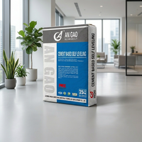 Mortier de ciment auto-nivelant haute résistance Angao de qualité M20 avec finition ultra-lisse pour le nivellement et la réparation des sols