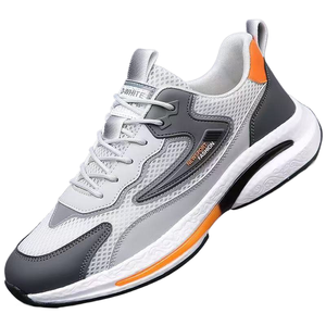 Chaussures <span class=keywords><strong>de</strong></span> <span class=keywords><strong>sport</strong></span> décontractées pour hommes en mesh respirant avec semelles souples et confortables pour la course à pied - Product Image 1