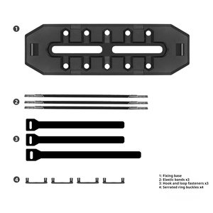 Soporte para Gel Energético ENLEE para Bicicleta, Caja de Almacenamiento para Tubo Superior, Correa Elástica para Barra Energética, para Bicicleta de Carretera y MTB - Product Image 6