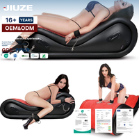 JIUZE Prix d'usine Fauteuil gonflable ergonomique en PVC lavable, avec soutien corporel en forme de S, pour yoga, couple et détente, personnalisable