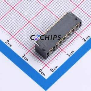 HYCW23M-05NGFF-670B Hard Drive Connector (SAS/SATA/M.2) SMD Connector M.2-M Key Female 67P Horizontal Mount - Product Image 2