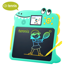 2 in 1 çevre dostu manyetik çizim tableti öğretici oyuncaklar akrilik kalem ile okulöncesi için yazma pedi çocuk LCD yazı tahtası - Product Image 1