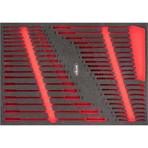 Inserto de espuma suave VIGOR ∙ vacío ∙ 563 ∙ L x W x H: 393 mm x 35 mm - Product Image 1