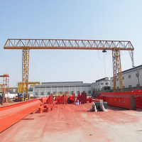 Pont roulant monopoutre à déplacement direct sur le sol 5T 10T 15T 16T 20T avec palan électrique pour le levage de matériaux