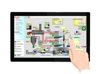 Tablette PC industrielle robuste avec interfaces DVI et USB Nouvel ordinateur automobile à écran tactile LCD pour les tests