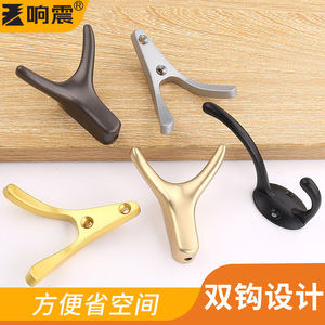 Resonance Robe Hook Single Heavy Duty Wall Mounted Modern <b>Polished</b> Stainless Steel For Towels Wardrobes Doors Kitchens Bathrooms - Product Image 5