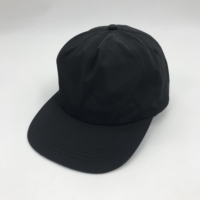 Chapeau à fermeture éclair en nylon non structuré à 5 panneaux un peu de chapeaux de papa à bord incurvé chapeau au design personnalisé