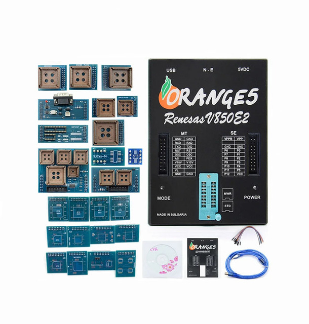 Newest Orange5 ECU Programmer with Full Adapters ORANGE 5 Professional Programming Device and Software V1.36