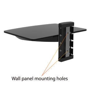 Charmount <span class=keywords><strong>DVD</strong></span> Étagère murale Flottant Centre de divertissement Étagères <span class=keywords><strong>DVD</strong></span> Étagère murale TV Box Mount - Product Image 5