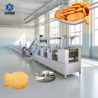 Machines industrielles automatiques de transformation des biscuits et des gâteaux avec friteuse, capacité de 50 à 200 kg/h, 220 V, fabricant du Shandong