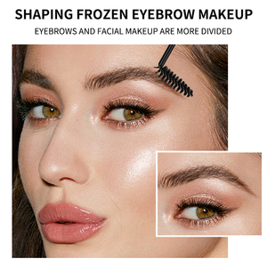 Haute Qualité Maquillage Sourcils Fixation Cire Gel <span class=keywords><strong>Savon</strong></span> Étanche Longue Durée Naturel Doux <span class=keywords><strong>Transparent</strong></span> Sourcils Styling Gel Avec Brosse - Product Image 4