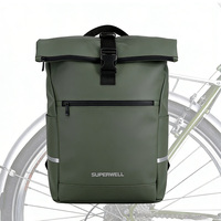 Sac à dos de transport étanche de haute qualité pour vélo, sacoche de selle arrière pour vélo