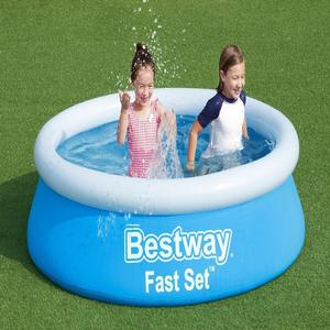 Piscina Gonfiabile <span class=keywords><strong>Bestway</strong></span> 57392 Fast Set per Bambini, Rotonda, Grande, in PVC, per Esterni - Product Image 2