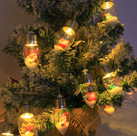 Noël LED Ampoule Lumières Bullet-Style Guirlande Lumineuse Style Mixte Arbre De Noël Guirlande Lumineuse Vacances Lumières Décoratives