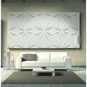 Thời trang 3D PVC tấm Tường chống thấm nước chống cháy thiết kế hiện đại hộ gia đình & Thương mại sử dụng dây chuyền sản xuất - Product Image 2