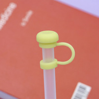 Paille de sublimation en silicone étanche 10 mm personnalisée couvre paille en vrac pour Tumbers