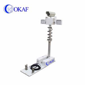 Mât télescopique pliable monté sur véhicule, améliorant la visibilité pour les patrouilles mobiles et la sécurité d'urgence - Product Image 1