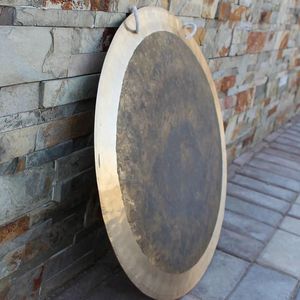 <span class=keywords><strong>Gong</strong></span> d'aile Eclipse TL-007 en métal, instrument de musique de méditation et de yoga sculpté Feng Shui avec impression sérigraphique - Product Image 6