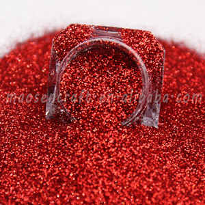 1/128" Size Bulk Wholesale Eco-friendly Hexagon <strong>Red</strong> Fine <strong>Glitter</strong> for Crafts - Product Image 3