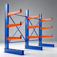 Système de rayonnage cantilever industriel : Étagères de stockage en acier robustes pour l'organisation des entrepôts et des usines