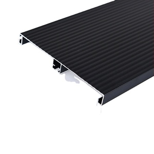 Battiscopa in alluminio con profilo in argento nero di alta qualità 8cm 10cm 11cm 12cm pannello di <span class=keywords><strong>zoccolo</strong></span> in alluminio per <span class=keywords><strong>cucina</strong></span> - Product Image 1
