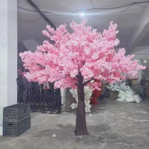 E20 Seda Artificial Cherry Tree Cherry Blossom Árvore Decoração Centerpiece Casamento Árvore