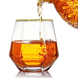 Hot Sale Wholesale Custom Crystal <strong>Diamond</strong> Whiskey Cigar Glass Cup Gift Set <strong>Glassware</strong> - Product Image 3