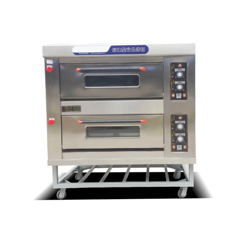 gas conveyor pizza oven Cheap Price 2 Trays 4 Trays electric oven for pizzas for restaurant For Sale