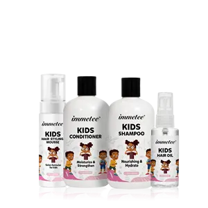 OEM/ODM Kid Haarwuchs öl Bio pflegendes Kopfhaut massage öl Haarpflege set Shampoo und Conditioner für Kinder