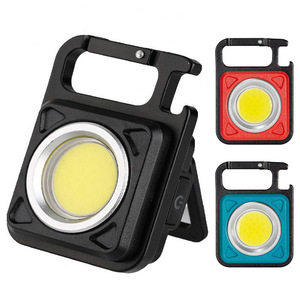 Lámpara de Trabajo COB Portátil LED con Gancho Magnético, Llavero, para Reparaciones de Emergencia en Exteriores, Batería de 500mA, 2 Horas de Autonomía, 30000 Horas de Vida Útil - Product Image 1
