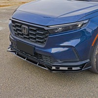 Spoiler de pare-chocs avant en ABS noir brillant, 3 pièces, pour CR-V 2023, installation facile, vente chaude