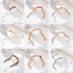 250721 XUPING Jewelry Collezione di Bracciali Multi Stile Placcati in Oro 14K 18K e Platino con Pietre Preziose per Ordini all'Ingrosso di Gioielli di Moda - Product Image 3