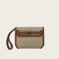Sac à main de luxe pour femme, pochette d'épaule, design carré personnalisé 2026, style vintage, fermeture éclair, en cuir PU