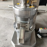 Moulin colloïdal commercial pour cacahuètes, fèves de cacao, arachides, mini moulin pour faire du beurre d'amande, du beurre de chili, de la confiture, du beurre de noisettes