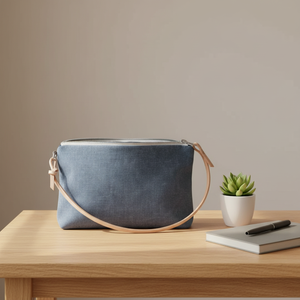 <span class=keywords><strong>Sac</strong></span> <span class=keywords><strong>de</strong></span> maquillage portable à fermeture éclair personnalisé en gros, écologique, bleu, pour filles, <span class=keywords><strong>sac</strong></span> <span class=keywords><strong>de</strong></span> toilette, <span class=keywords><strong>sac</strong></span> cosmétique <span class=keywords><strong>de</strong></span> voyage - Product Image 5