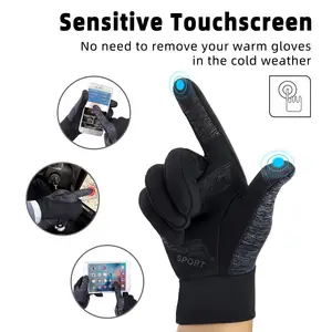 Outdoor Sports Hiking Winter Windproof Bicycle Bike Cycling Gloves For Men Women Soft Anti-slip Warm Gloves