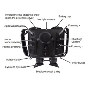 Jumelles thermiques HTI C690 - Longue portée, objectif 50 mm, grossissement 2x/4x, technologie LWIR pour la chasse et les activités de plein air - Product Image 2