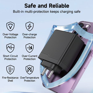 100W PD <span class=keywords><strong>3.0</strong></span> QC gan nhanh chóng sạc tường <span class=keywords><strong>USB</strong></span> sạc với Type-C cổng cho Oneplus OPPO cho ipad máy tính xách tay MacBook 5V/3A đầu ra - Product Image 5