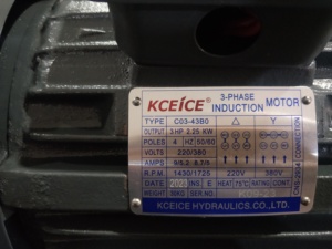 ปั๊มไฮดรอลิกแบบลูกสูบ 3 เฟส รุ่นใหม่ C03-43B0 C01/C03/C02/C05/C7B-43B0 0.5 แรงม้า สูงสุด 100 บาร์ ผลิตที่ฝูเจี้ยน ประเทศจีน - Product Image 4