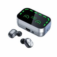 Écouteurs intra-auriculaires TWS YD05 pour Bluetooth 5.3 avec grande boîte de charge, étanchéité IPX5, contrôle tactile et affichage LED