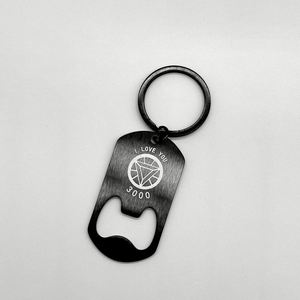 Portable Stainless Steel Beer Bottle Opener <b>Key</b> <b>Chain</b>, Custom Logo for Gift - Product Image 3