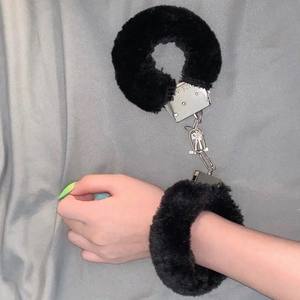 Плюшевые наручники для взрослых, для пар, для тренировок, бондажа, фетиш-игрушки, для наказаний, секс-товары - Product Image 1