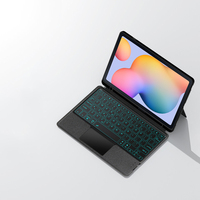 Casing samsung GALAXY Tab SM-T860 T865, sarung keyboard nirkabel ramping 10.5 inci dengan touchpad