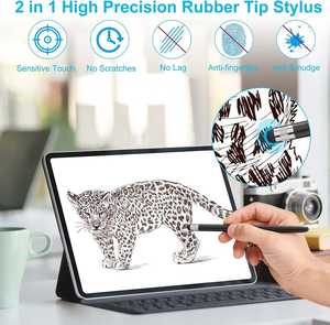 ปากกาสไตลัส Vivo E-pen หัวซิลิโคนคู่ พร้อมแม่เหล็ก สำหรับแท็บเล็ตและโทรศัพท์มือถือ  วัสดุพลาสติกสีดำ 15 - Product Image 6