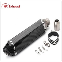 Silencieux universel 51 mm pour moto, échappement modifié pour motocross, silencieux DB Killer, échappement moto