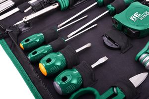 <span class=keywords><strong>SATA</strong></span> 03760 ชุดเครื่องมือช่างซ่อมสายไฟฟ้าป้องกันไฟฟ้าสถิตย์ 28 ชิ้น พร้อมกระเป๋าเก็บของ - Product Image 4