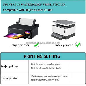 Inkjet <strong>Printable</strong> Self <strong>Adhesive</strong> Egg Shell White Blank Anticounterfeit Destructible <strong>Vinyl</strong> Eggshell Sticker Paper Sheet or <strong>Roll</strong> - Product Image 5