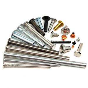Rivets semi-tubulaires miniatures en acier/acier inoxydable à tête cylindrique, 1mm, 2mm, 3mm, type aveugle massif, certifiés ISO pour meubles de petite taille - Product Image 1