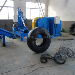 high output automatic Small tire shredder machine,waste tire recycling plant,tyre make rubber powder machinery