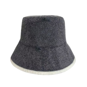 Sombrero de Sauna de cubo moderno ecológico de fieltro de lana natural para Banya, gorro de ducha resistente al calor para hombres y mujeres, protección para la cabeza - Product Image 4